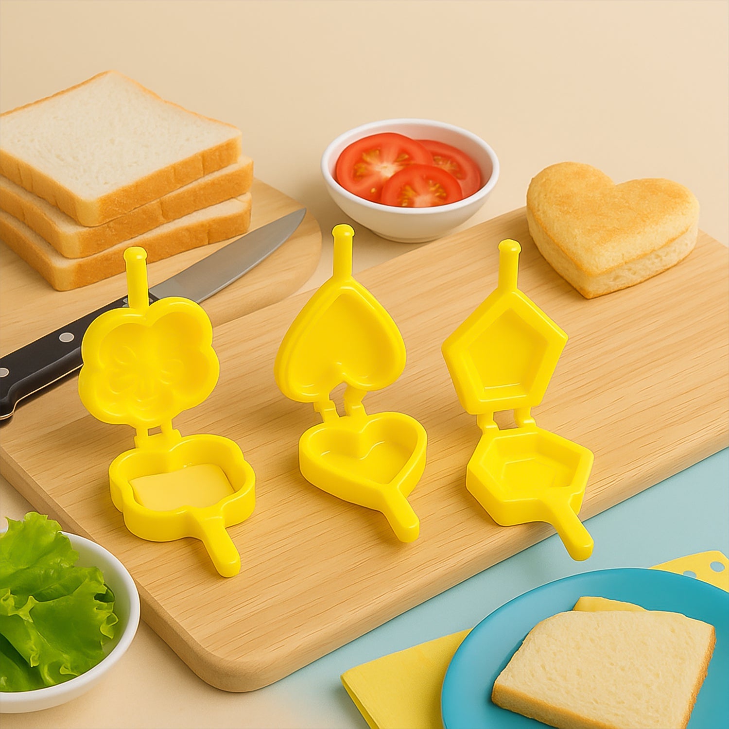 Baking Essentials Plastic Cookie Mould Set Baking Essentials Plastic Cookie Mould Set
